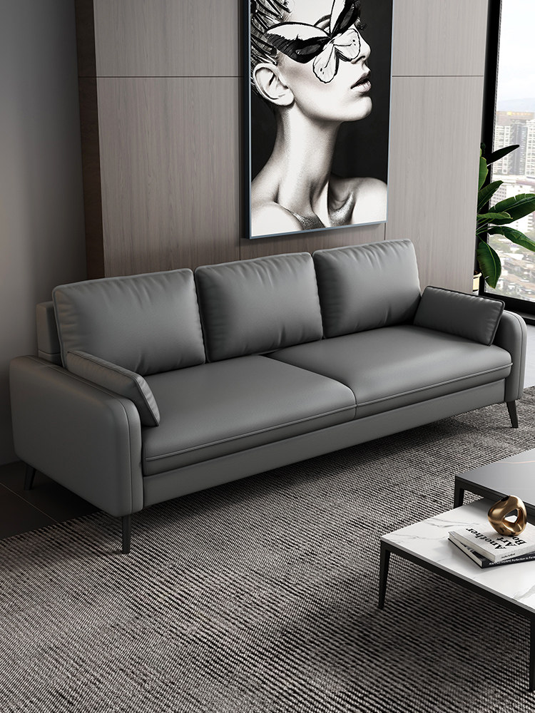 Office Furniture Store - モダンライトラグジュアリースタイルの家庭用家具、木製ダブル3人掛けソファ（オフィス、アパート、ホテル、衣料品店、受付エリア用）