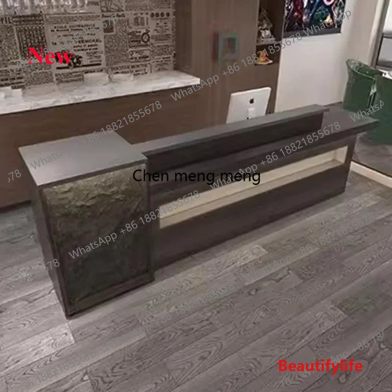 Office Furniture Center - 03A 受付デスク モダンでプロフェッショナルなキャッシュカウンター ショップ管理者用スタンド カスタマーセンター 美容室収納