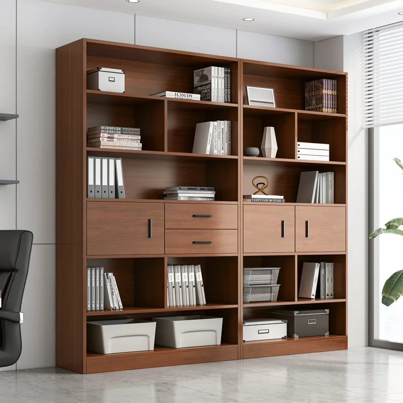Office Furniture Filing Cabinets - 2026年製スチールオフィスブックケースファイルデータキャビネット木製収納ロッカー、壁に立てて使用できる層状仕切り付きフロア、ジム用