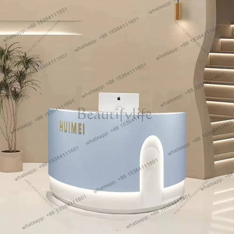 Office Furniture Center - ベストセラー衣料品店 円弧型受付デスク 美容サロン 高級ヘルプセンター ショップカウンター ポディウム