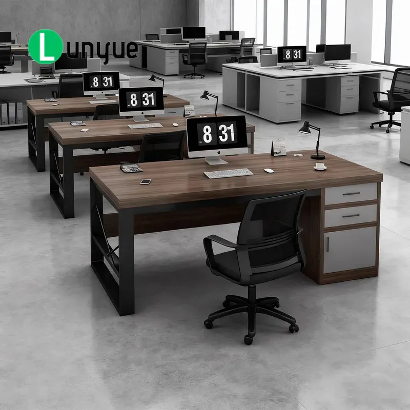 オフィスデスク（椅子と引き出し付き）モダンなコンピューターワ - Office Furniture Solutions のレビューと価格