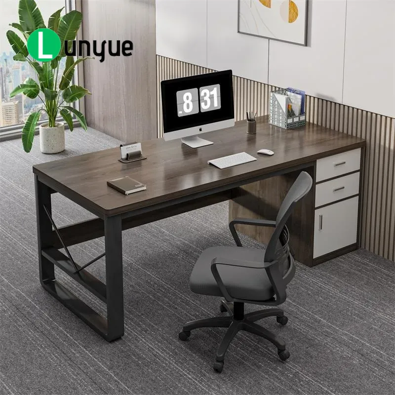 オフィスデスク（椅子と引き出し付き）モダンなコンピューターワ - Office Furniture Solutions のレビューと価格