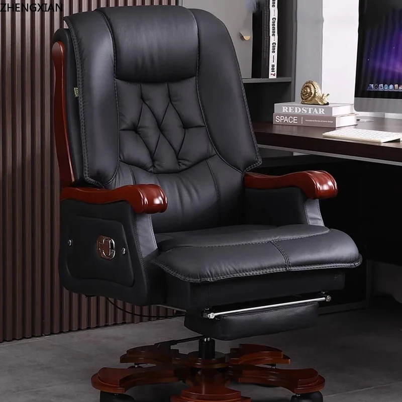 本革製、牛革（第一層）、大型、ビジネス用、リクライニング機能 - Office Furniture First のレビューと価格