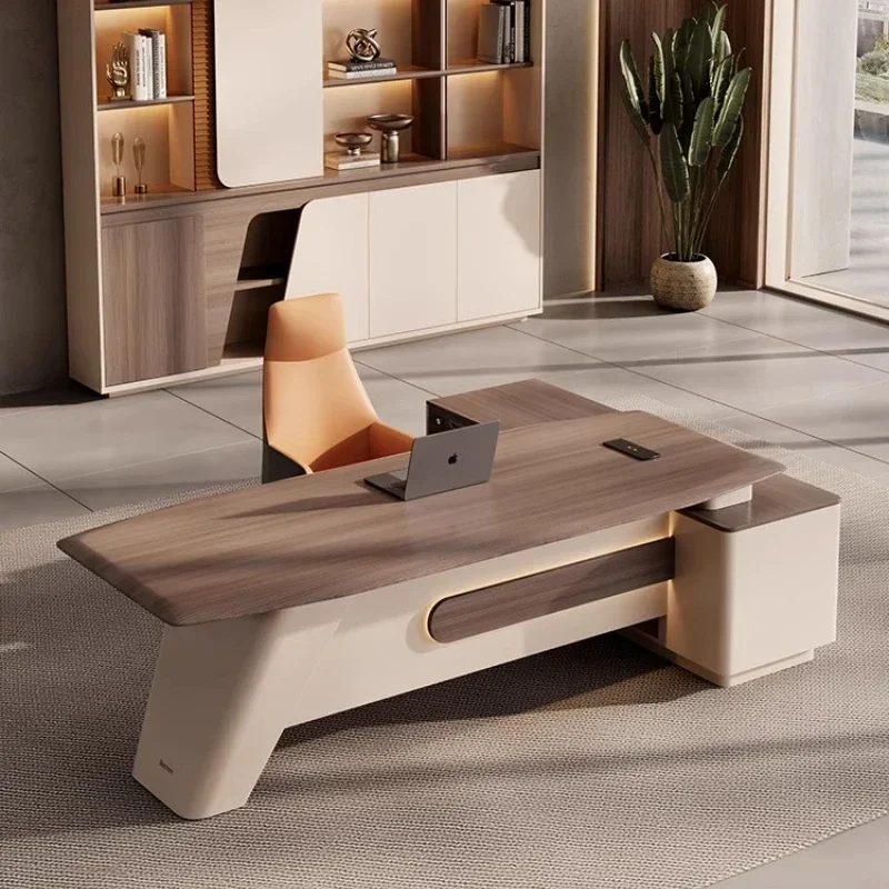 シンプルでモダンな高級リーダーシップオフィスデスクとチェア、 - Office Furniture Filing Cabinets のレビューと価格