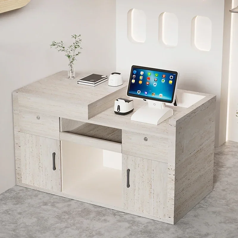 イタリアンスタイルのオリジナル受付デスク シンプルな美容室の - Office Furniture Store のレビューと価格