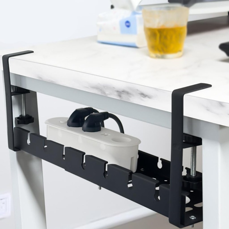 頑丈な格納式ケーブルオーガナイザートレイ - オフィスや家庭 - Cable Tray Under Desk のレビューと価格