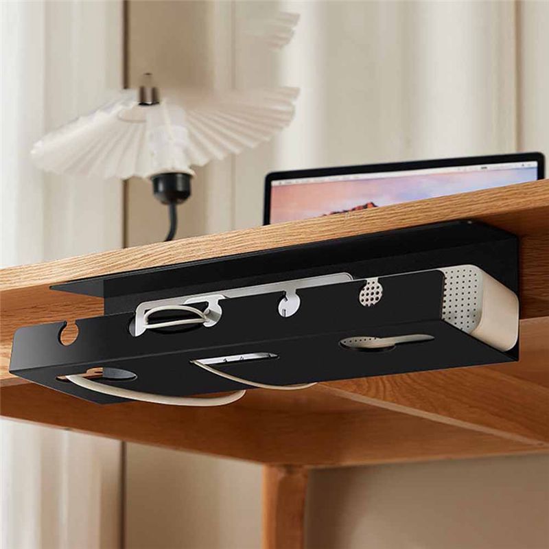 ABRI製 デスク下ケーブル管理用ケーブルトレイ。クランプ付 - Cable Tray Under Desk のレビューと価格