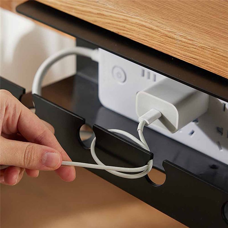 ABRI製 デスク下ケーブル管理用ケーブルトレイ。クランプ付 - Cable Tray Under Desk のレビューと価格