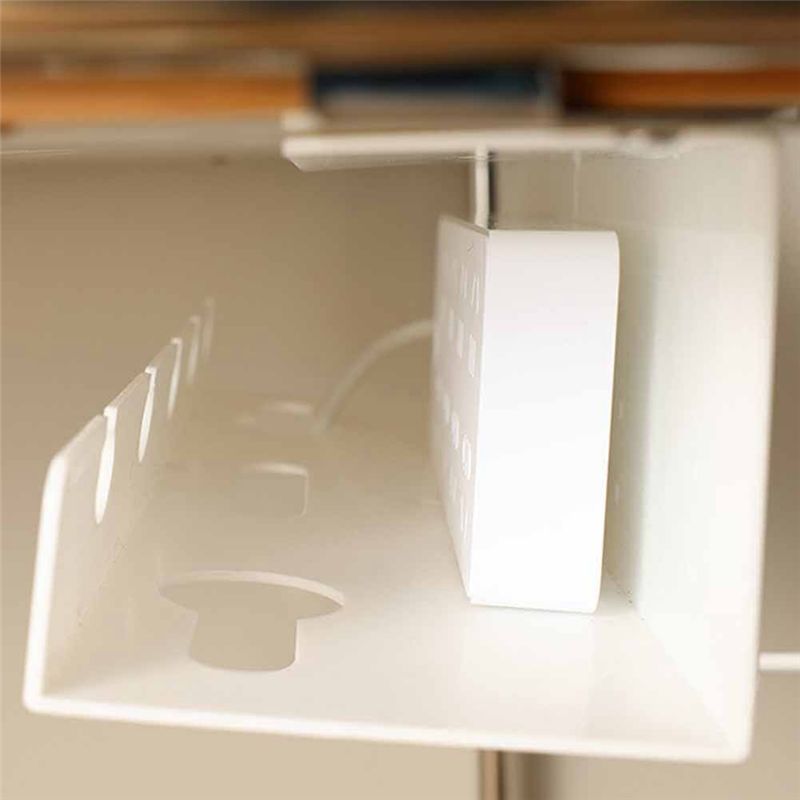 ABRI製 デスク下ケーブル管理用ケーブルトレイ。クランプ付 - Cable Tray Under Desk のレビューと価格