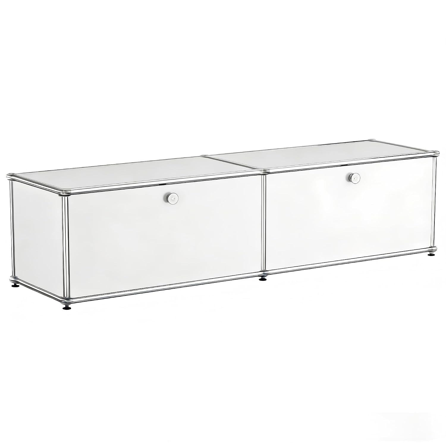 モダンな収納キャビネット、金属製のサイドボード、スチール製の - Credenza Office Storage のレビューと価格