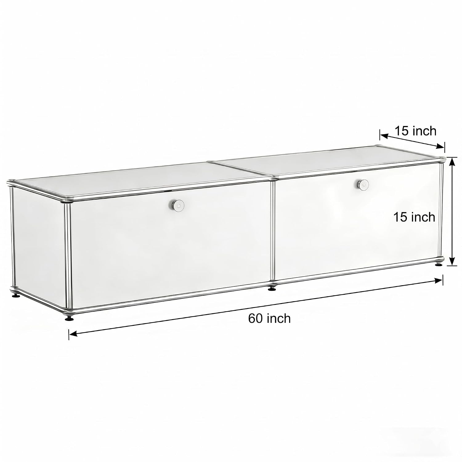 モダンな収納キャビネット、金属製のサイドボード、スチール製の - Credenza Office Storage のレビューと価格