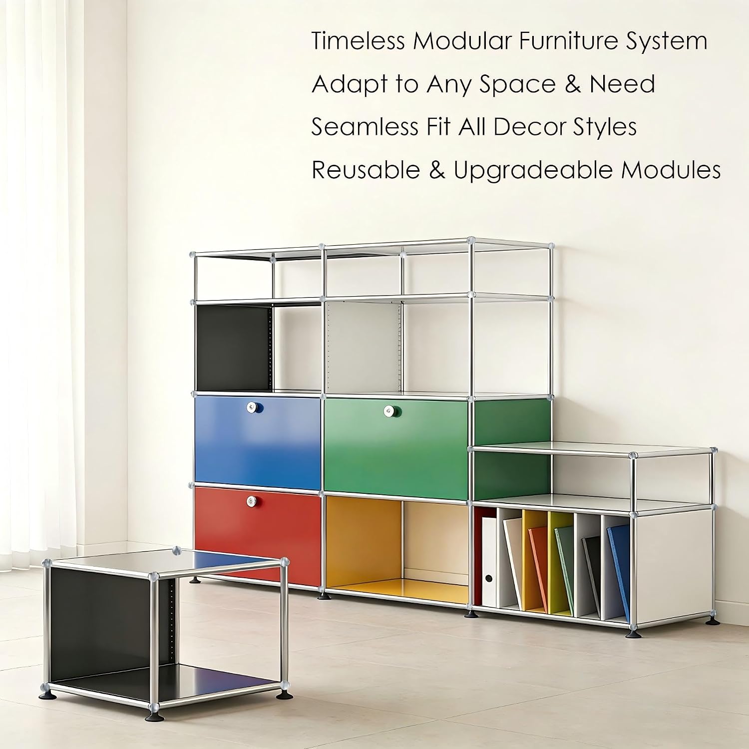 モダンな収納キャビネット、金属製のサイドボード、スチール製の - Credenza Office Storage のレビューと価格