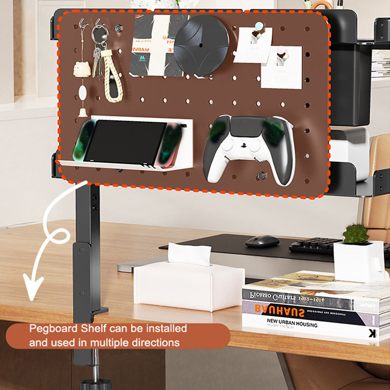 クランプ式14インチデスク上・下2段棚ユニット、テーブルアク - Cable Tray Under Desk のレビューと価格