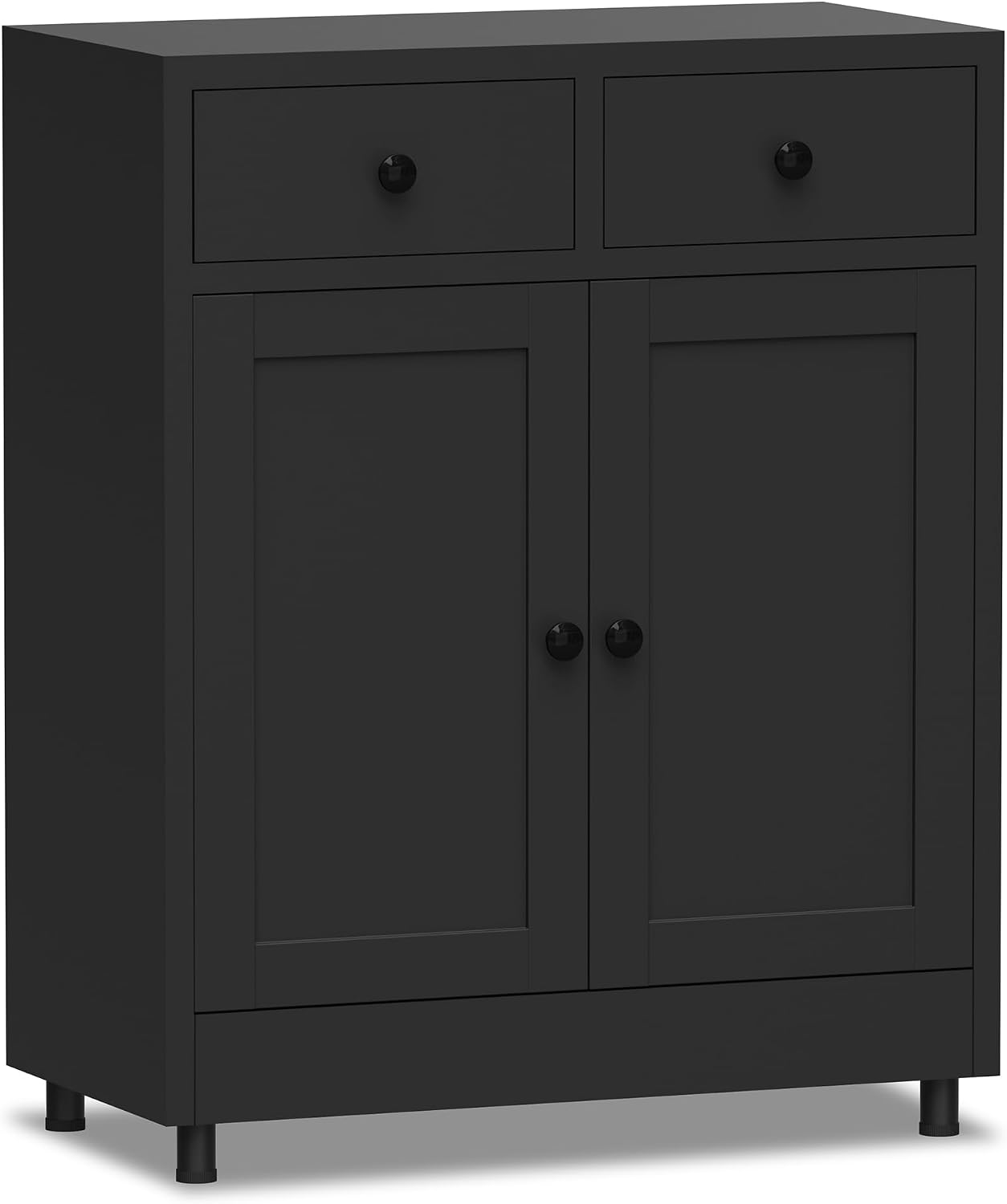 引き出し付き金属製収納キャビネット、調節可能な棚付きサイドボ - Credenza Office Storage のレビューと価格