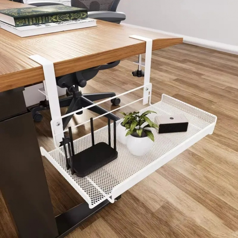 デスク下に設置できるケーブル整理用スチールワイヤートレイ。耐 - Cable Tray Under Desk のレビューと価格