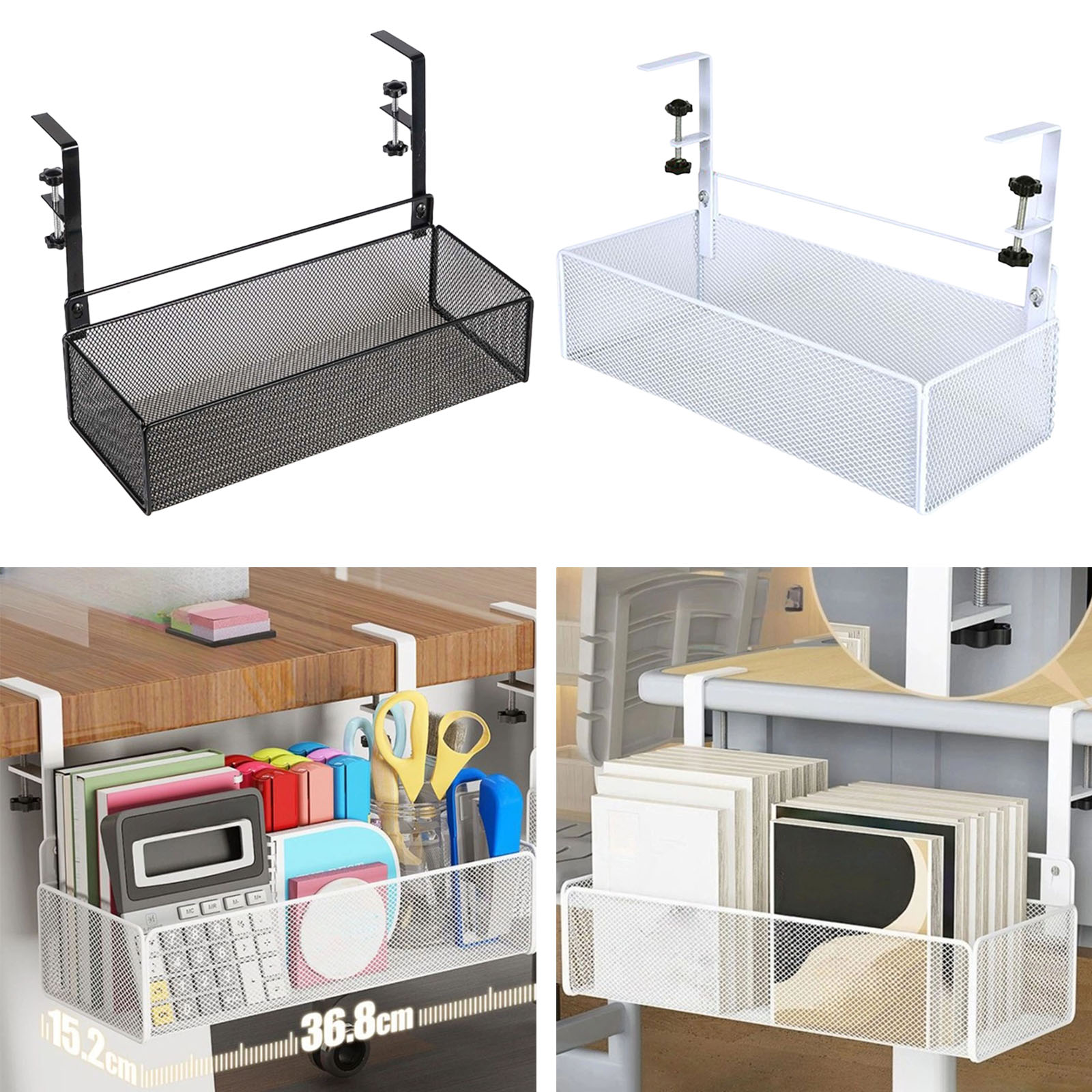 ワイヤーオーガナイザー メタルデスク下ケーブル管理トレイ 穴 - Cable Tray Under Desk のレビューと価格