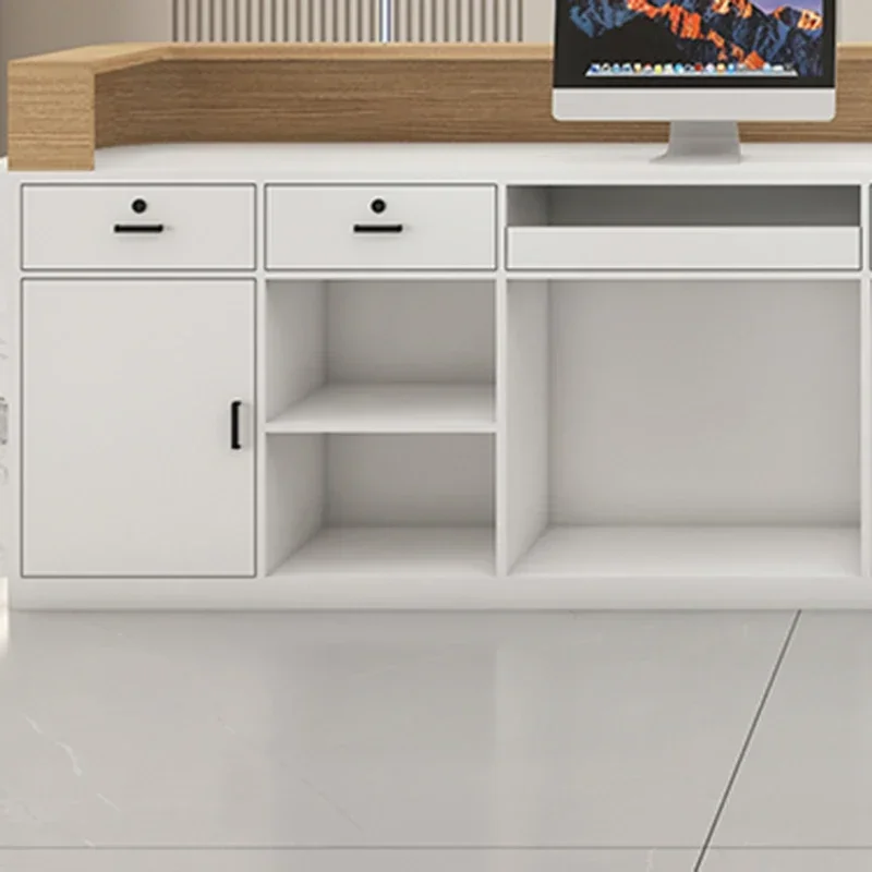 イタリアンスタイルのモダンな受付デスク 美容室 シンプルな受 - Office Furniture Store のレビューと価格