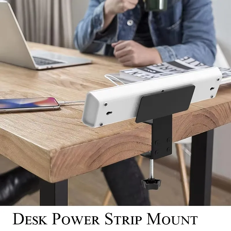 デスク下に取り付け可能な電源タップホルダー – コンセント固 - Cable Tray Under Desk のレビューと価格