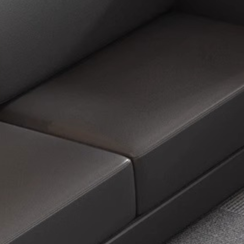 木製牛革オフィスソファ 快適でエレガントなシンプルモダンオフ - Office Furniture Luxury のレビューと価格
