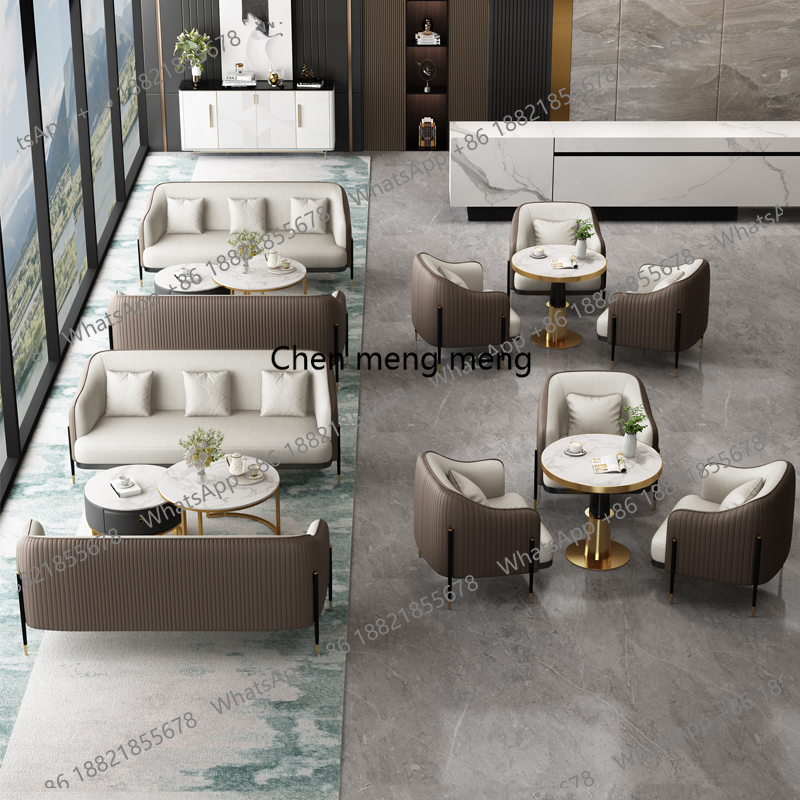 北欧風高級ホテルソファ オフィスカジュアルモダンレセプション - Office Furniture Luxury のレビューと価格