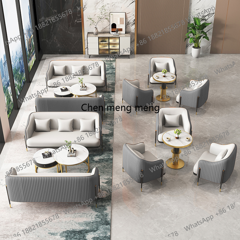 北欧風高級ホテルソファ オフィスカジュアルモダンレセプション - Office Furniture Luxury のレビューと価格