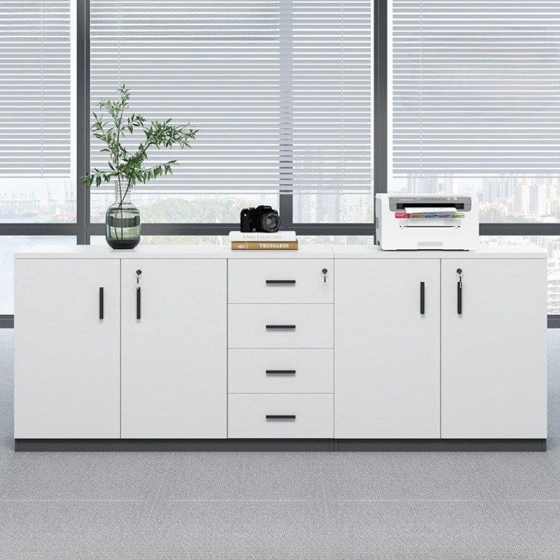 F*-ホワイト ロック可能なデスクサイドファイリングキャビネ - Credenza Office Storage のレビューと価格