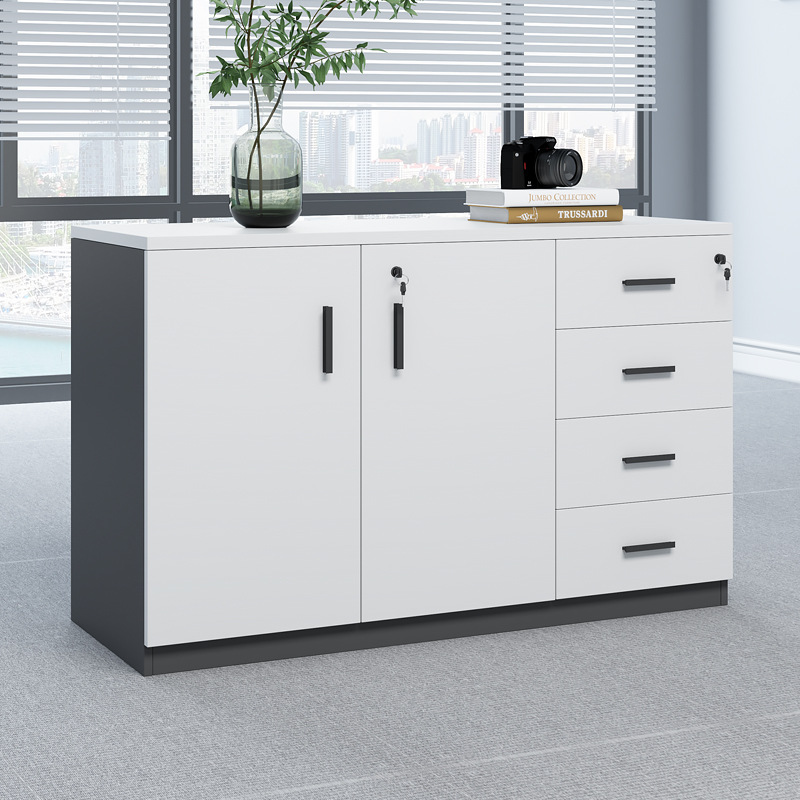 F*-ホワイト ロック可能なデスクサイドファイリングキャビネ - Credenza Office Storage のレビューと価格