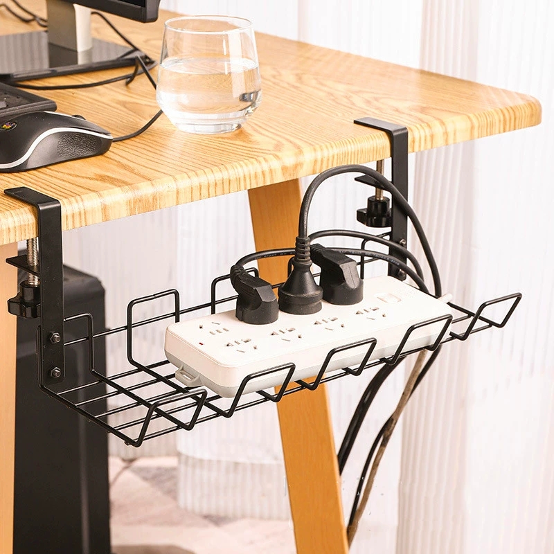 デスク下ケーブル管理トレイ、金属製ワイヤーコードホルダー、ホ - Cable Tray Under Desk のレビューと価格