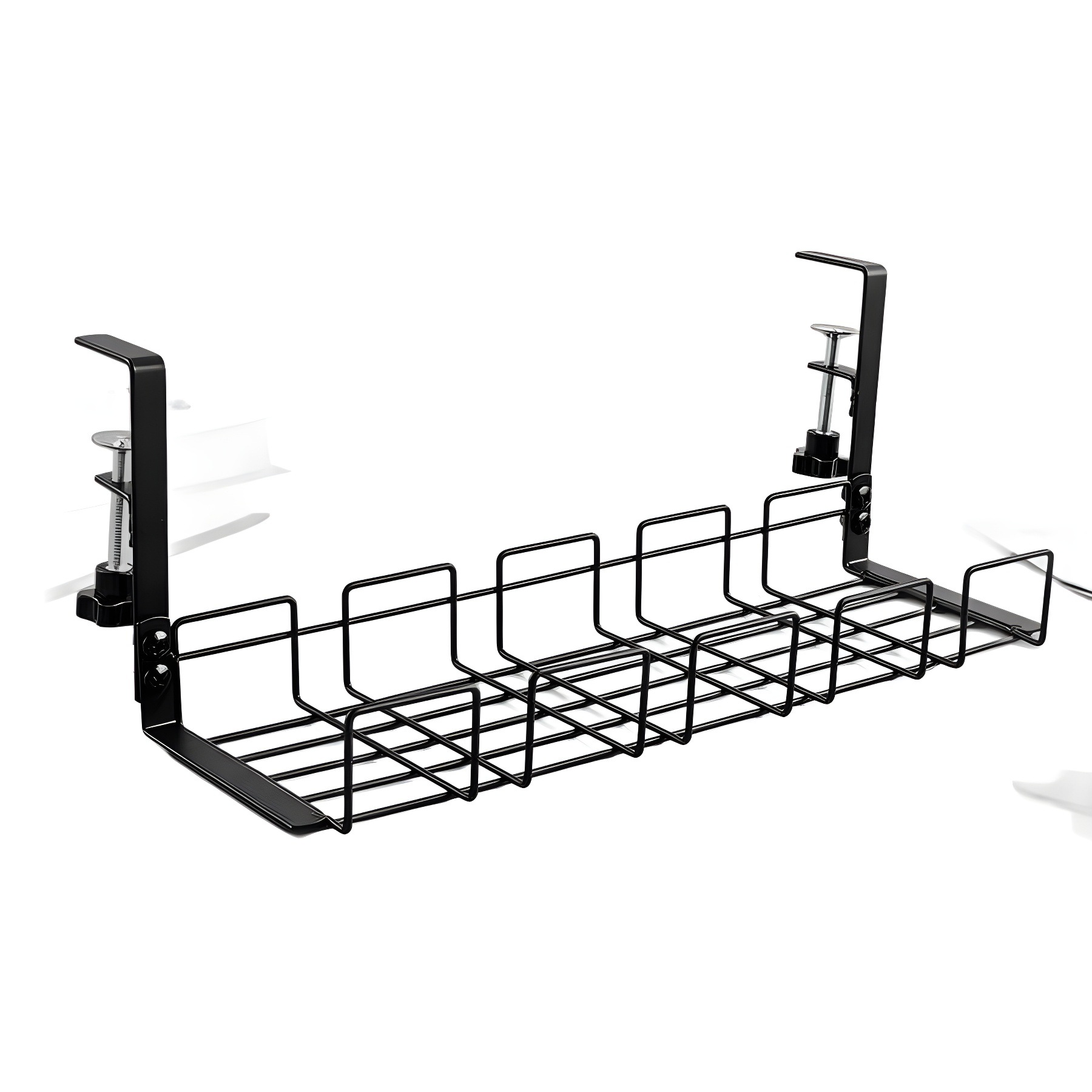 デスク下ケーブル管理トレイ、金属製ワイヤーコードホルダー、ホ - Cable Tray Under Desk のレビューと価格