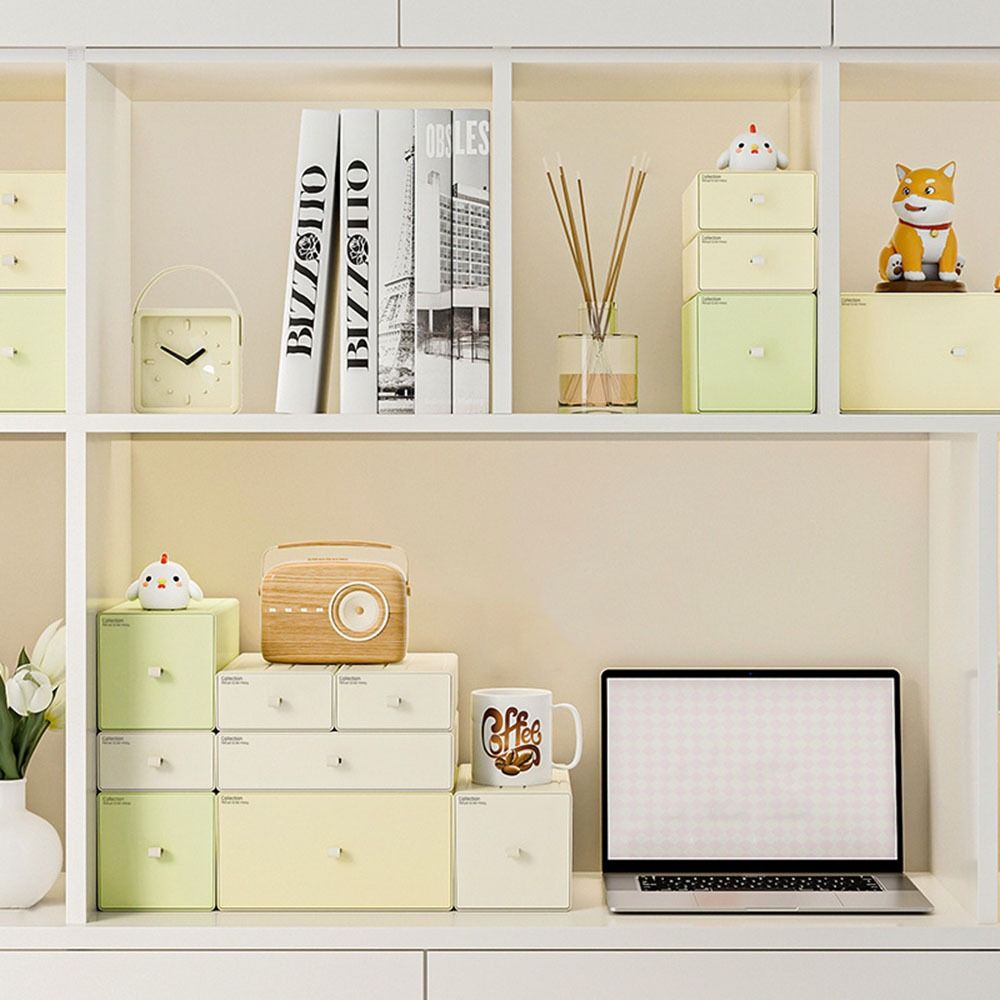カラフルなデスクトップ積み重ね可能なオーガナイザー引き出し、 - Office Furniture Filing Cabinets のレビューと価格