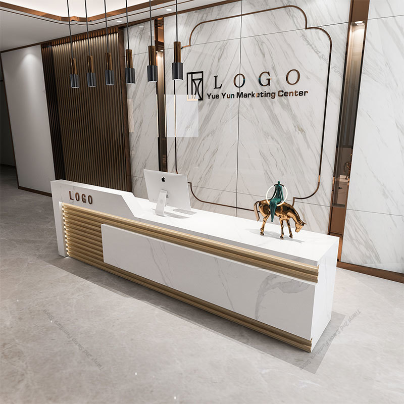 モダンで高級感のある企業用受付カウンター。北欧風の高級感あふ - Office Furniture Store のレビューと価格